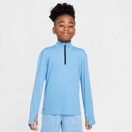 Boys' Nike Youth Multi 1/4 Zip - 489 - BLUE BEYOND