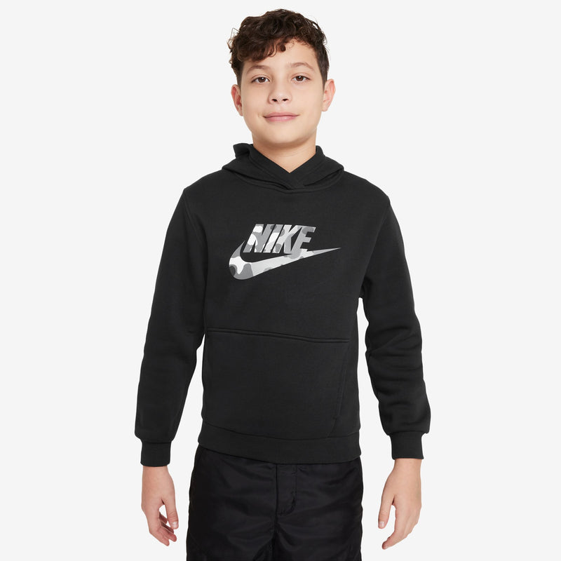 Boys' Nike Youth Sportswear Club Fleece Hoodie - 010 - BLACK