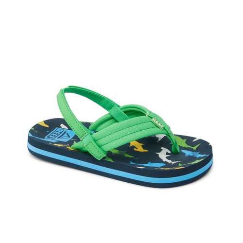 Boys' Reef Toddler Little Ahi Sandal - SHARK