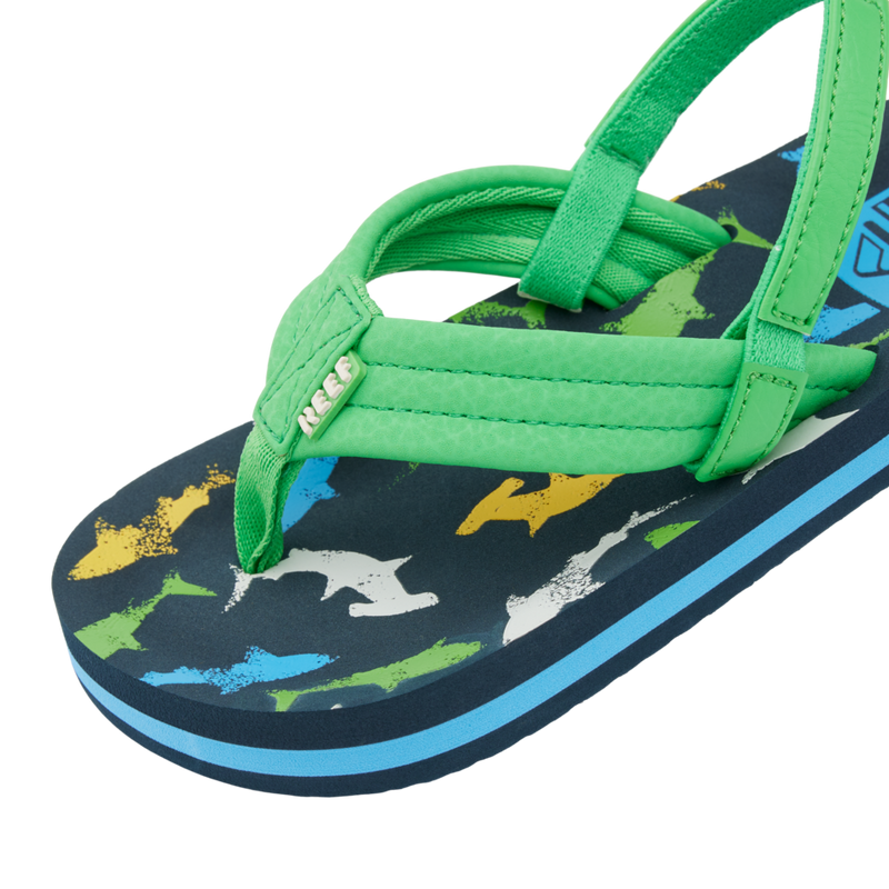 Boys' Reef Toddler Little Ahi Sandal - SHARK