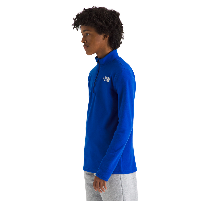 Boys' The North Face Youth/Teen Glacier 1/4 Zip - CZ6 - BLUE