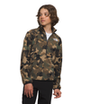 Boys' The North Face Youth/Teen Glacier 1/4 Zip - ORU - BROWN CAMO