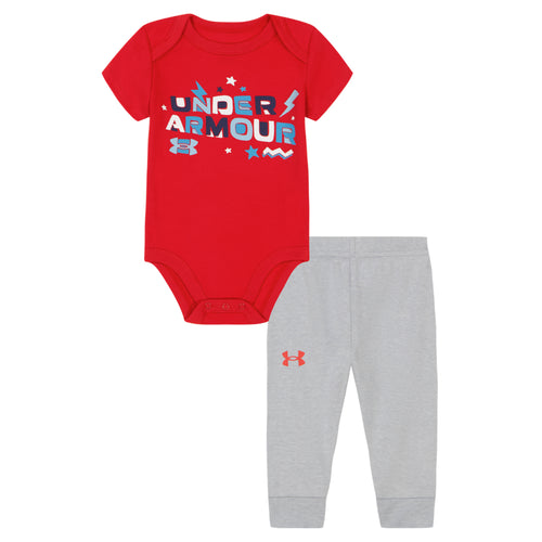 Boys' Under Armour Infant Bodysuit Jogger 2-Piece Set - 621 RED