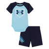 Boys' Under Armour Infant Homeplate 2-Piece Short Set - 413 BLUE