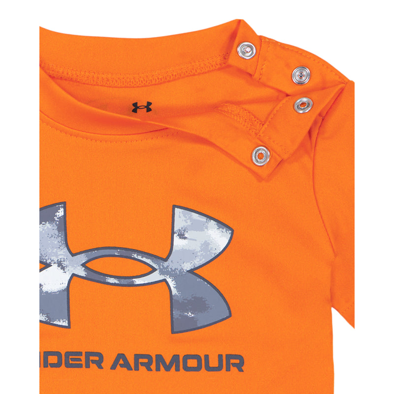 Boys' Under Armour Infant Printed 2-Piece Short Set - 814 ORNG