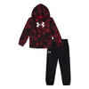 Boys' Under Armour Infant Printed Full-zip Hoodie 2-Piece Set - 621 RED