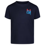 Boys' Under Armour Kids Brushy Wordmark T-Shirt - 413 NAVY