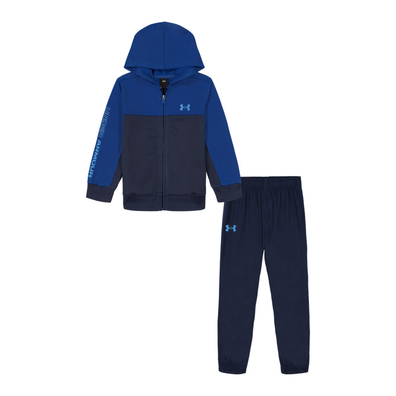 Boys' Under Armour Kids Color Block Fullzip Set - 413 BLUE