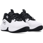 Boys' Under Armour Kids Lockdown 7 Basketball Shoes - 102 - WHITE