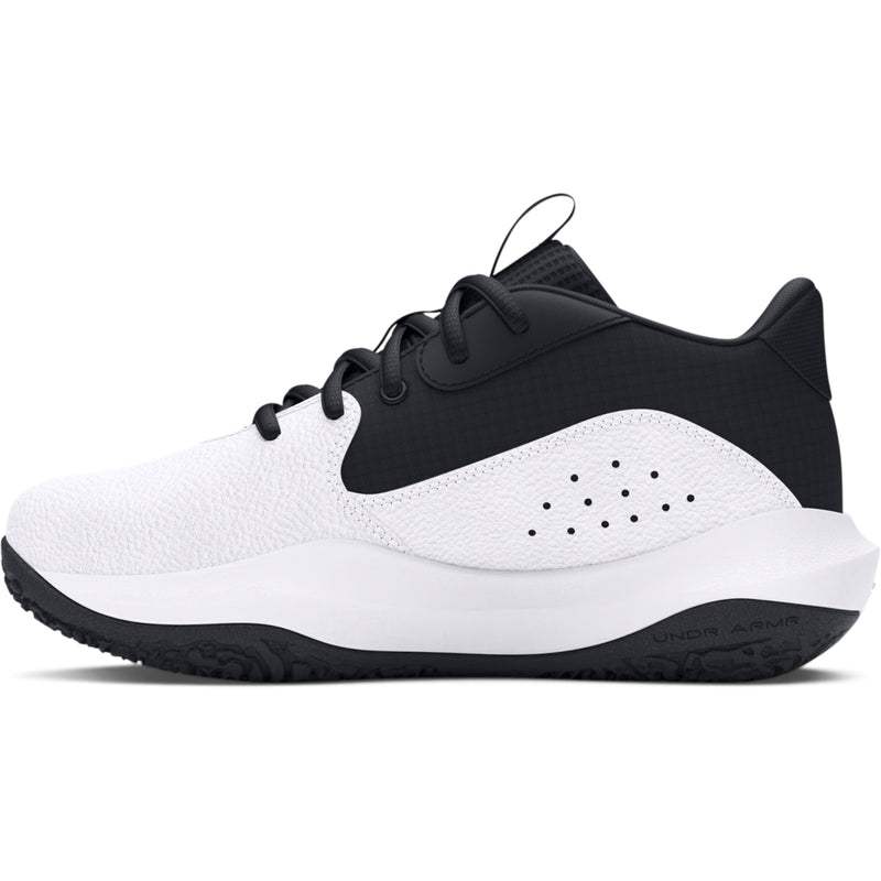 Boys' Under Armour Kids Lockdown 7 Basketball Shoes - 102 - WHITE