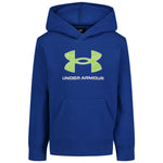 Boys' Under Armour Kids Rival Print Fill Hoodie - 420 BLUE