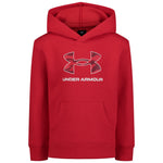 Boys' Under Armour Kids Rival Print Fill Hoodie - 621 RED