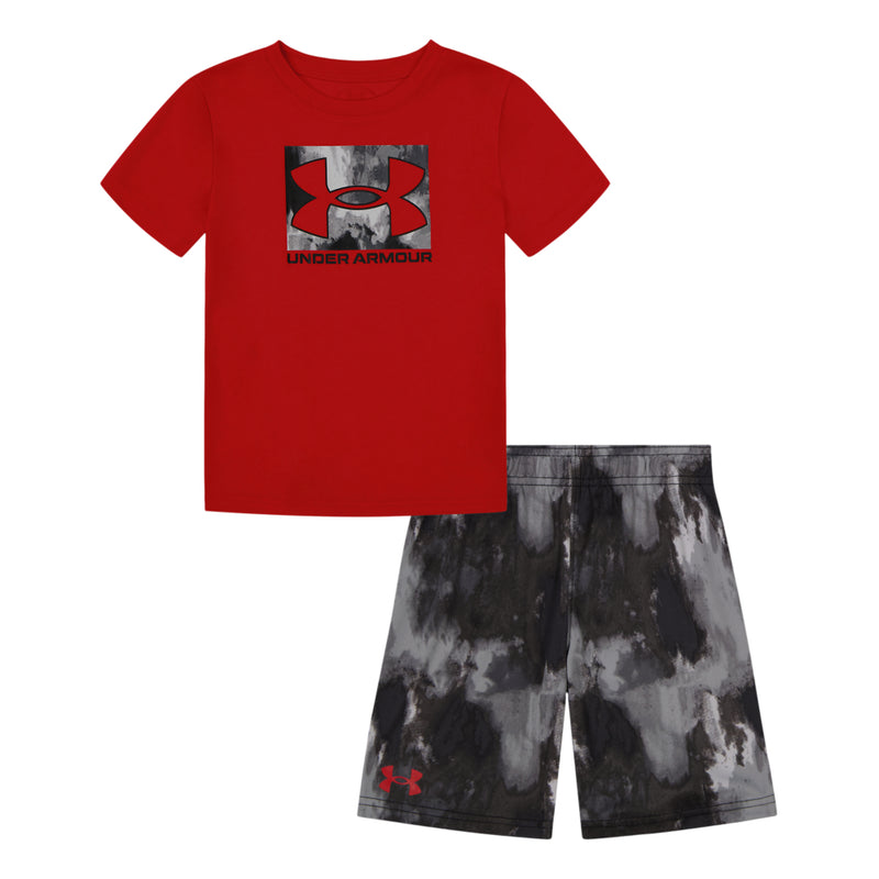 Boys' Under Armour Toddler Printed Short 2-Piece Set - 621-P6