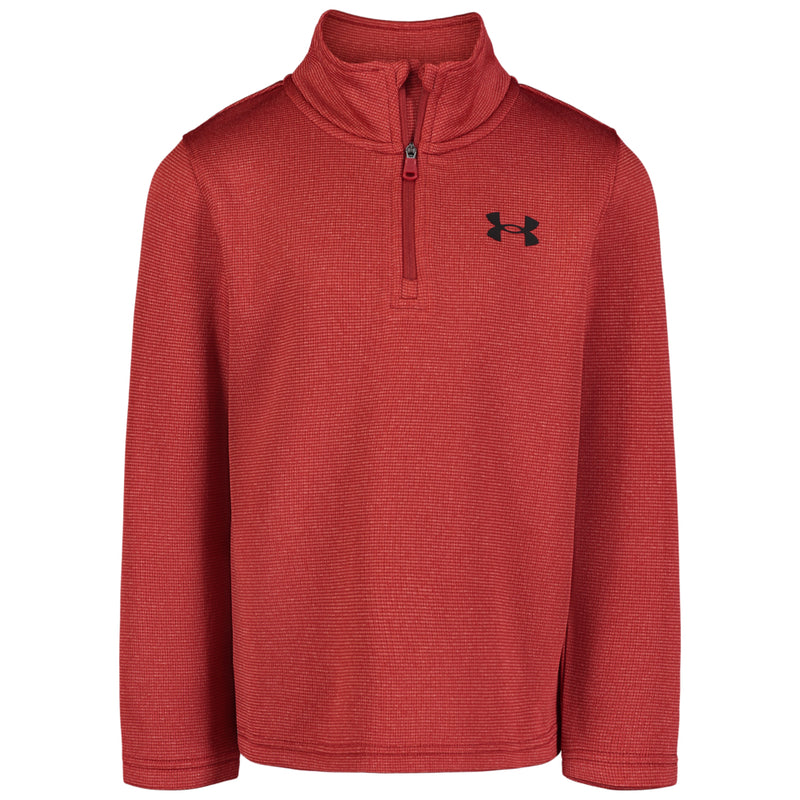 Boys' Under Armour Toddler Sweater Fleece 1/4 Zip - 604 RED