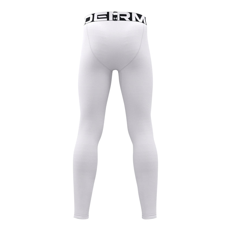 Boys' Under Armour Youth ColdGear Armour Legging - 100 - WHITE