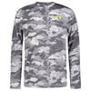 Boys' Under Armour Youth Dissolve Camo UPF Longsleeve - 051 - GREY