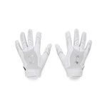 Boys' Under Armour Youth F9 Nitro Football Gloves - 100 - WHITE/BLACK