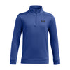 Boys' Under Armour Youth Fleece 1/4 Zip - 432 - TECH BLUE