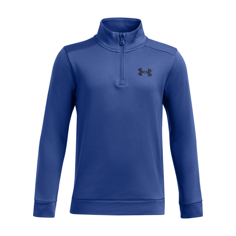 Boys' Under Armour Youth Fleece 1/4 Zip - 432 - TECH BLUE