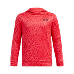 Boys' Under Armour Youth Fleece Printed Hoodie - 713 - RACER RED