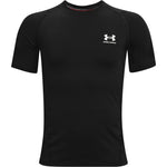 Boys' Under Armour Youth Heatgear Armour T-Shirt - 001 - BLACK