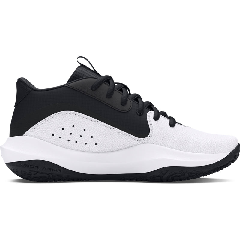 Boys' Under Armour Youth Lockdown 7 Basketball Shoe - 102 - WHITE