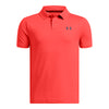 Boys' Under Armour Youth Performance Polo - 847 FIRE