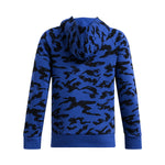 Boys' Under Armour Youth Rival Fleece Print Hoodie - 432 BLUE