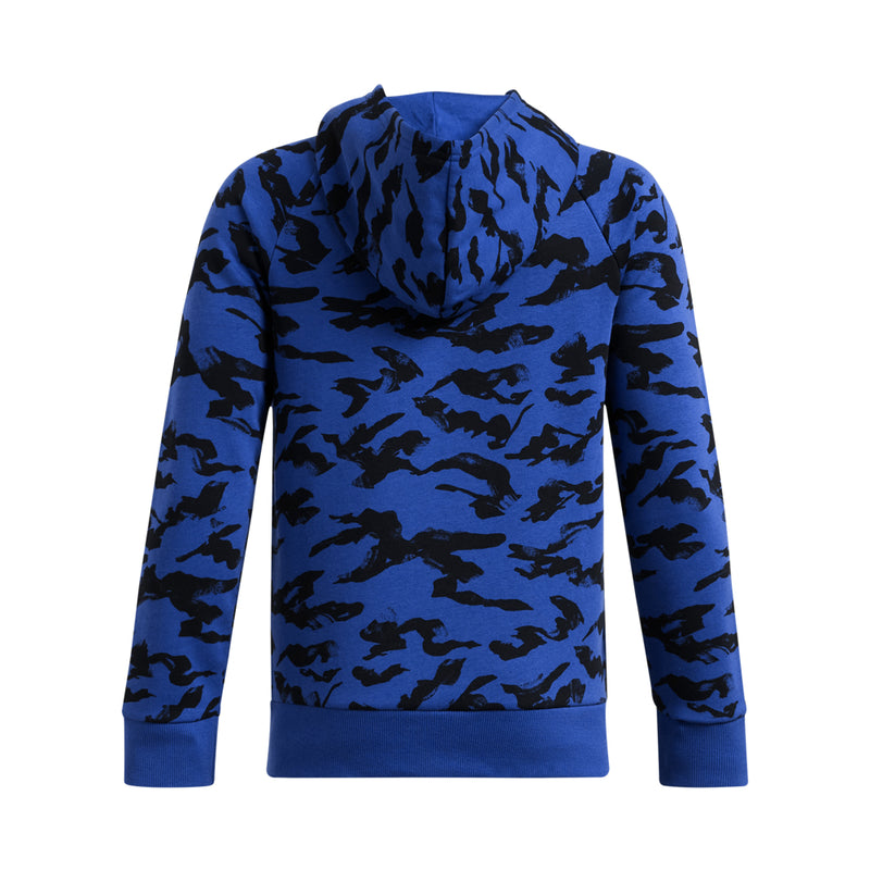 Boys' Under Armour Youth Rival Fleece Print Hoodie - 432 BLUE