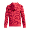 Boys' Under Armour Youth Rival Fleece Print Hoodie - 989 RED