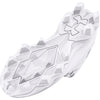 Boys' Under Armour Youth Spotlight Franchise 4 RM Jr Football Cleats - 100 - WHITE/BLACK