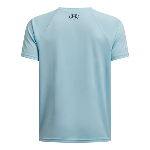 Boys' Under Armour Youth Tech Hybrid Print T-Shirt - 494 STRE