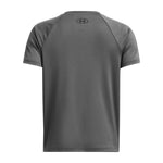 Boys' Under Armour Youth Tech Split Workmark T-Shirt - 025 - GREY