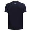 Boys' Under Armour Youth Tech Split Workmark T-Shirt - 410 - NAVY