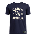 Boys' Under Armour Youth Varsity Logo T-Shirt - 410 - NAVY