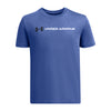 Boys' Under Armour Youth Wordmark Short Sleeve - 432 BLUE