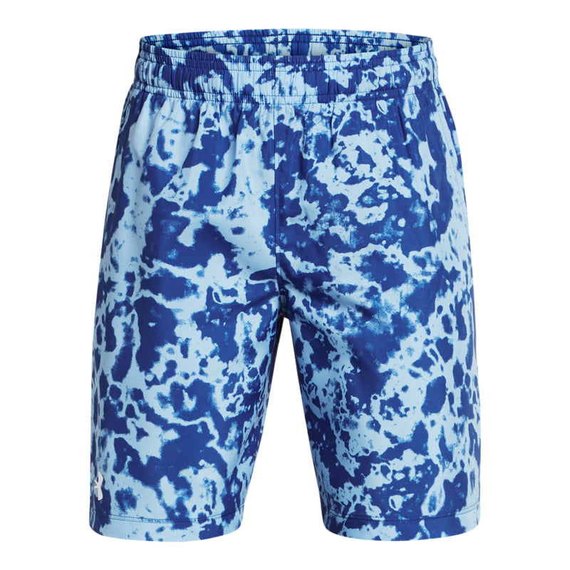 Boys' Under Armour Youth Woven Printed Short - 432 - TECH BLUE