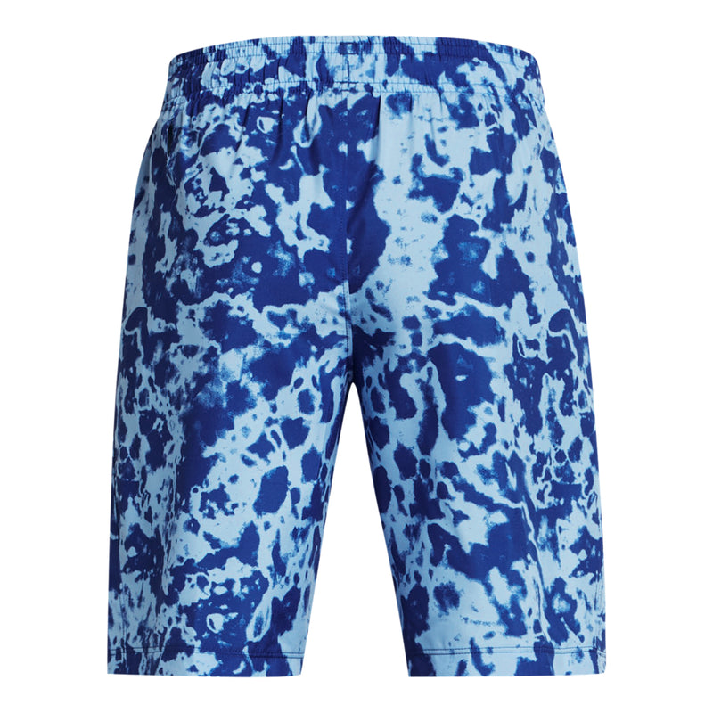 Boys' Under Armour Youth Woven Printed Short - 432 BLUE