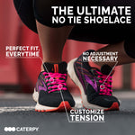 Caterpy Run No-Tie Shoe Laces 30"