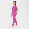 Girl's Nike Youth One High-Waisted Legging - 518 - HOT FUCHSIA