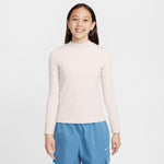 Girl's Nike Youth Sportswear Long Sleeve - 072 - BONE