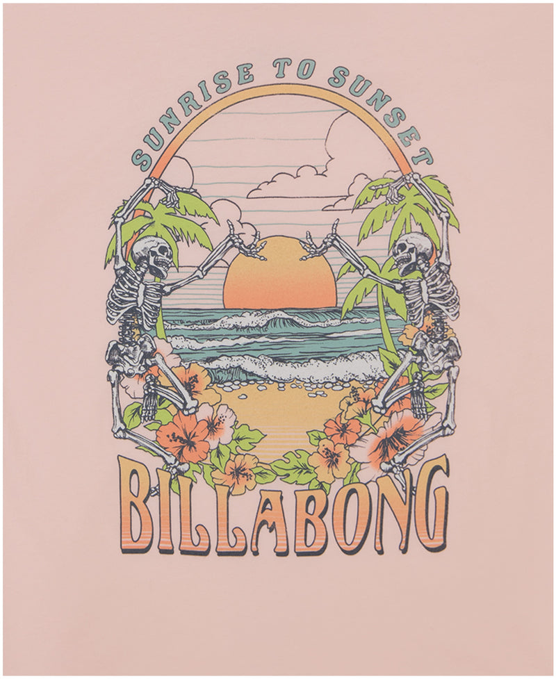 Girls' Billabong Youth Paradise Frame T-Shirt - 682 PEAC