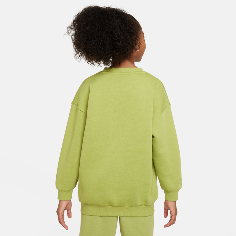 Girls'/Boys' Nike Youth Club Fleece Oversized Sweatshirt - 377 PEAR