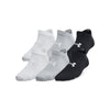 Girls'/Boys' Under Armour Youth Essentials 6-Pack No-Show Socks - 004 - BLACK