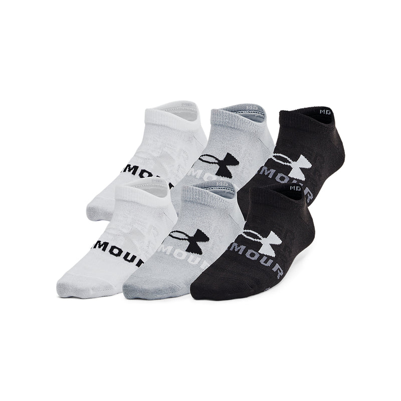 Girls'/Boys' Under Armour Youth Essentials 6-Pack No-Show Socks - 005