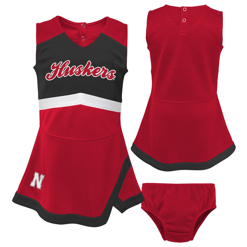 Girls' Nebraska Huskers Infant Cheer Captain Dress - NEBRASKA