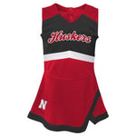 Girls' Nebraska Huskers Kids Cheer Captain Dress - RED