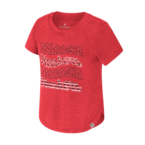 Girls' Nebraska Huskers Toddler Rogan T-Shirt - NEBRASKA