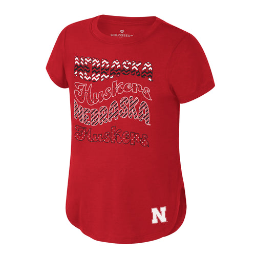 Girls' Nebraska Huskers Youth Rogan T-Shirt - NEBRASKA