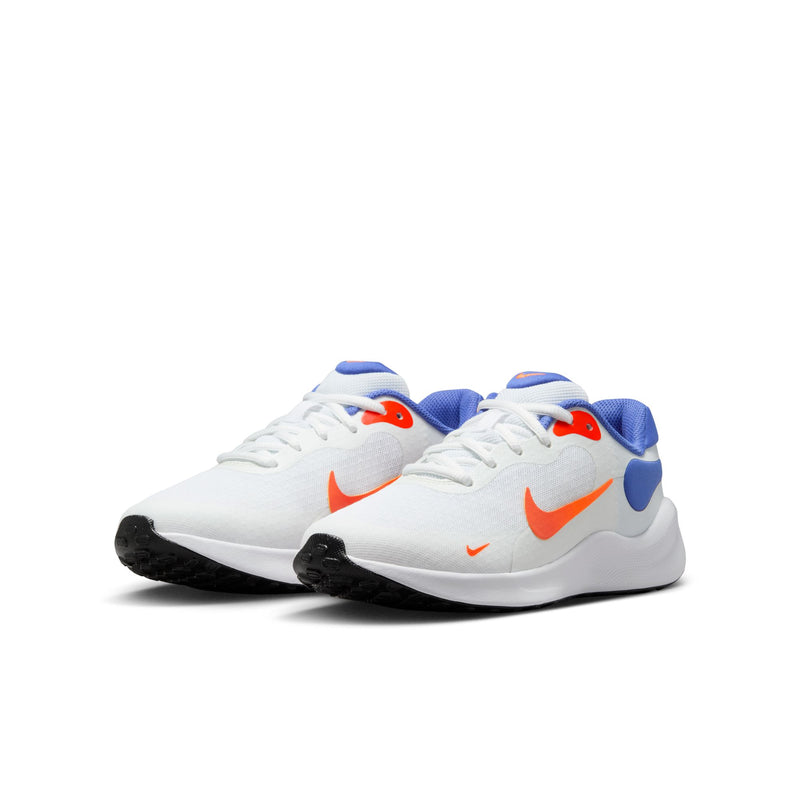 Girls' Nike Kids Revolution 7 Tie - 102 - WHITE